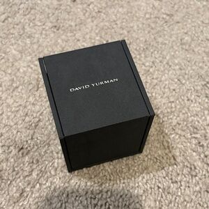David Yurman Black Signature Ring Jewelry Box